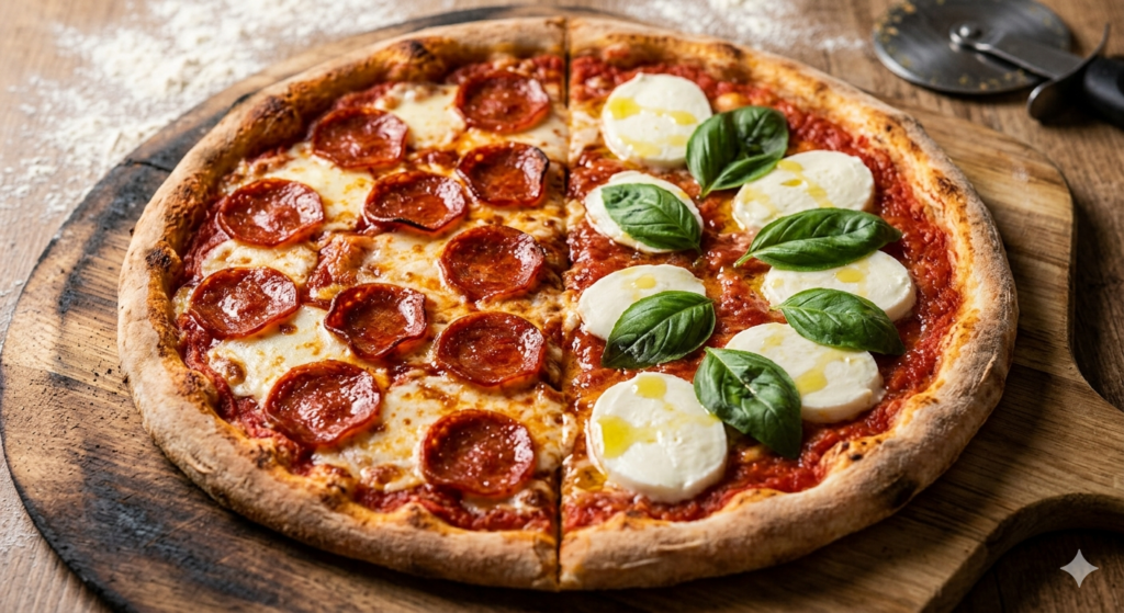 roductos con ingredientes de calidad pizzas